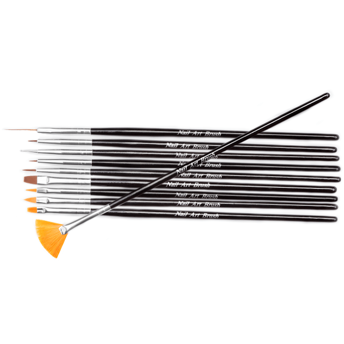 Synthetisches Pinsel Set – 10 Stück